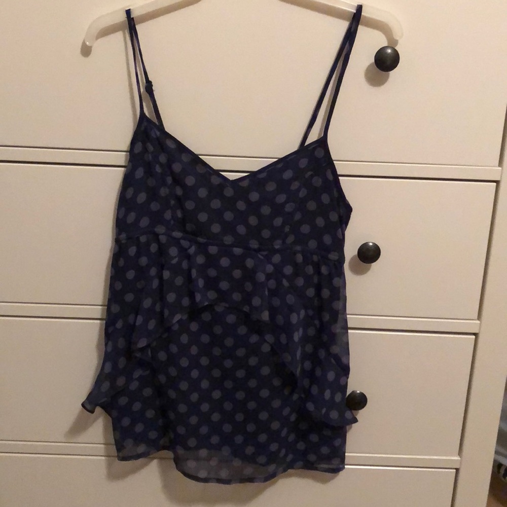 Polka dot tank top